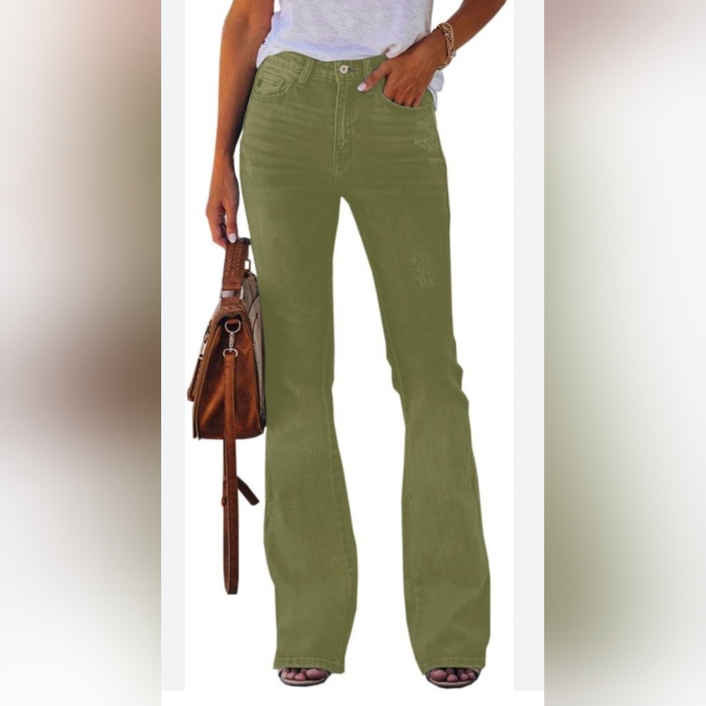 (XS)💥Zara💥Khaki Corduroy Pants💚W12.5"×L34"